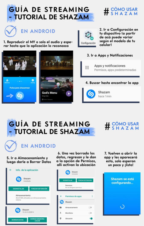GUÌA SHAZAM - ANDROID
